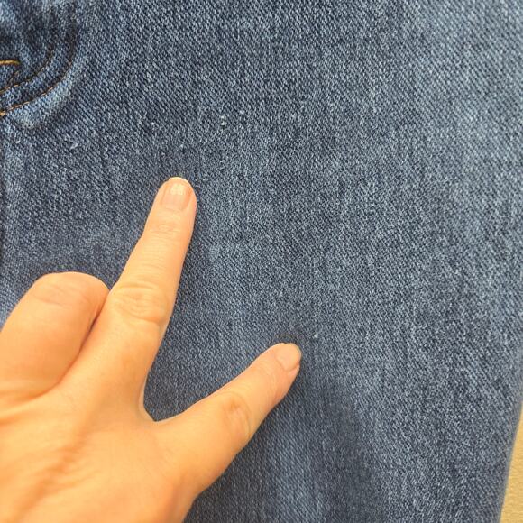 Spanx Women’s Jeggings Jeans Pull on Stretch Pockets Dark Wash Blue Size Large - Picture 4 of 10